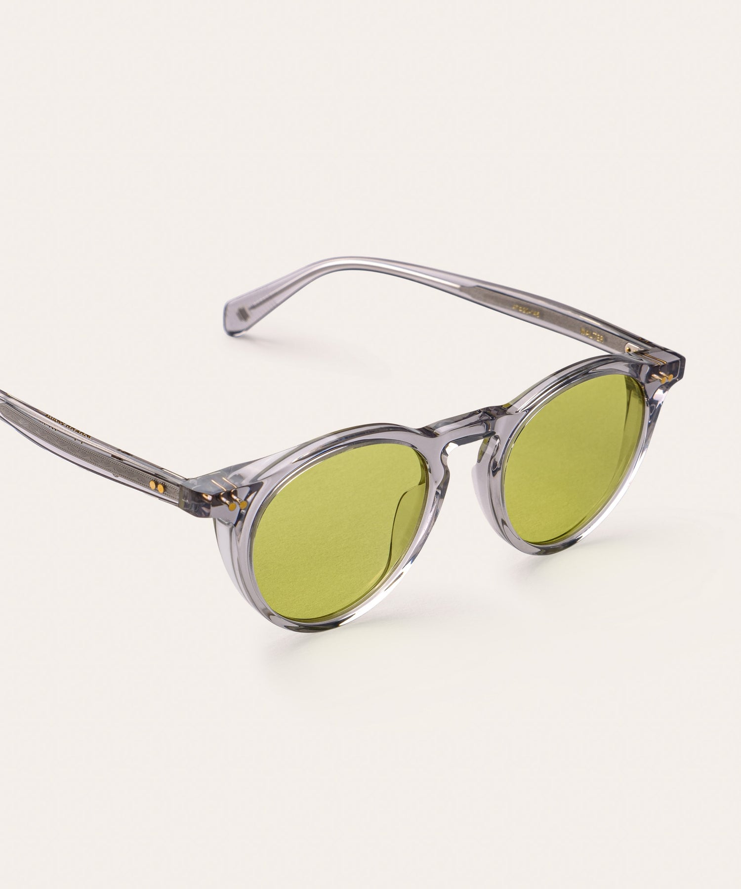 johann wolff walter fog lime sunglasses