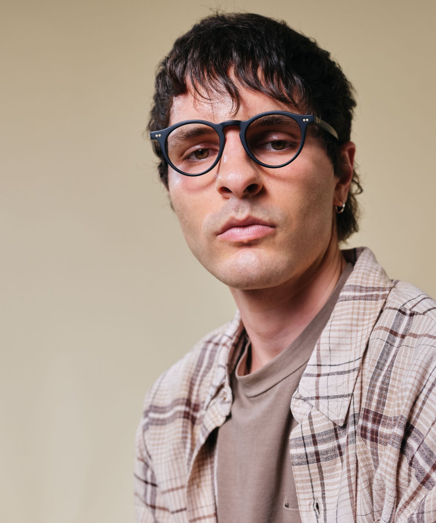 johann wolff walter matte black eyeglasses