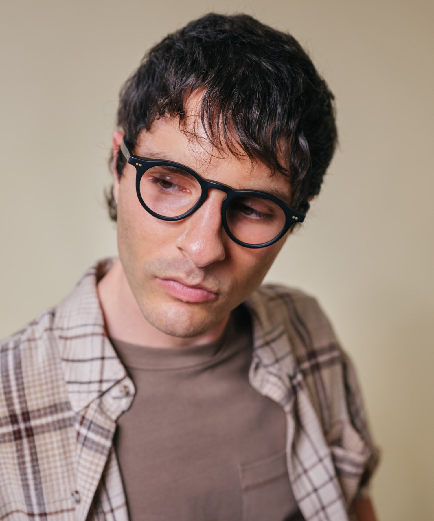 johann wolff walter matte black eyeglasses