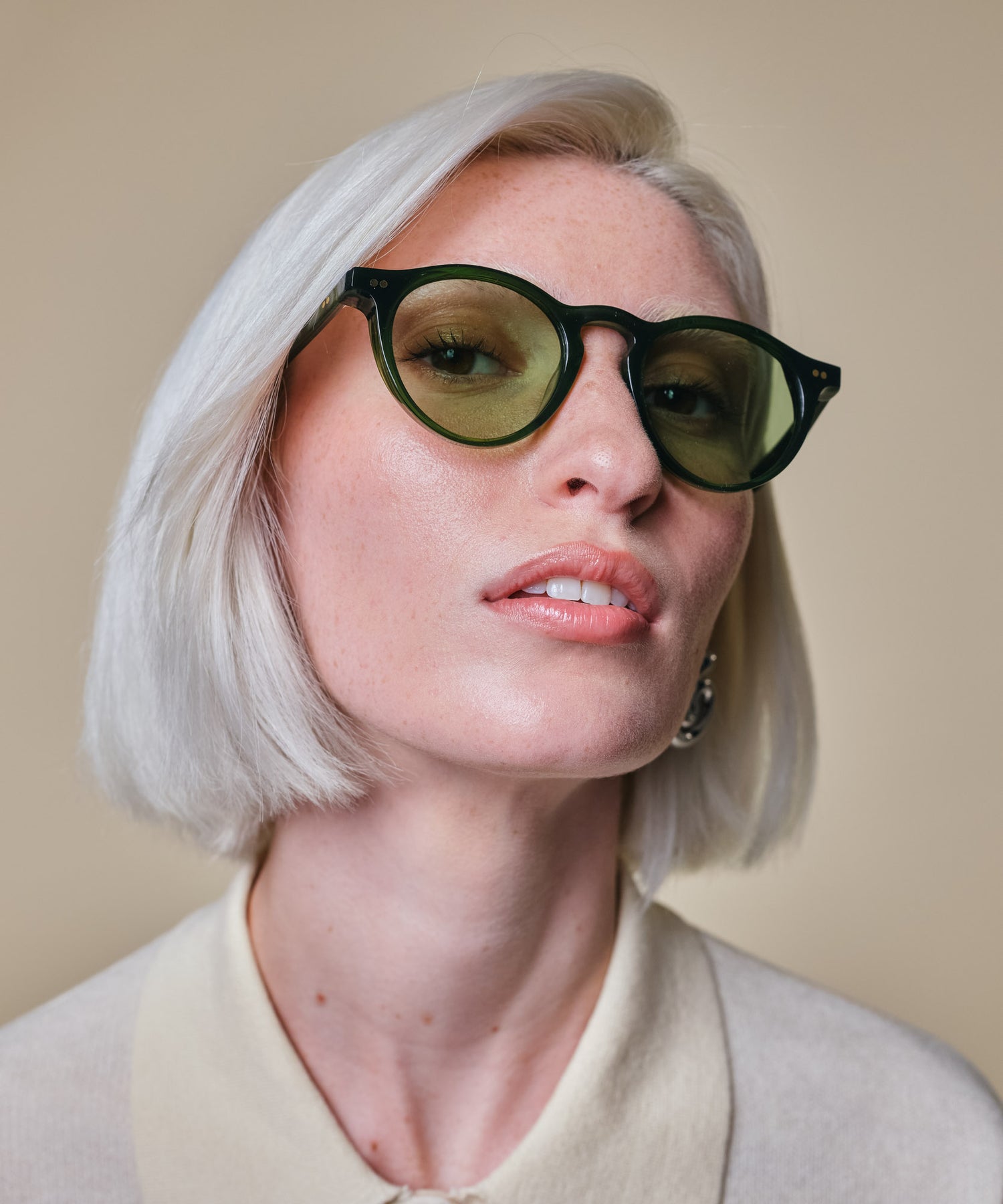 johann wolff walter palm green sunglasses