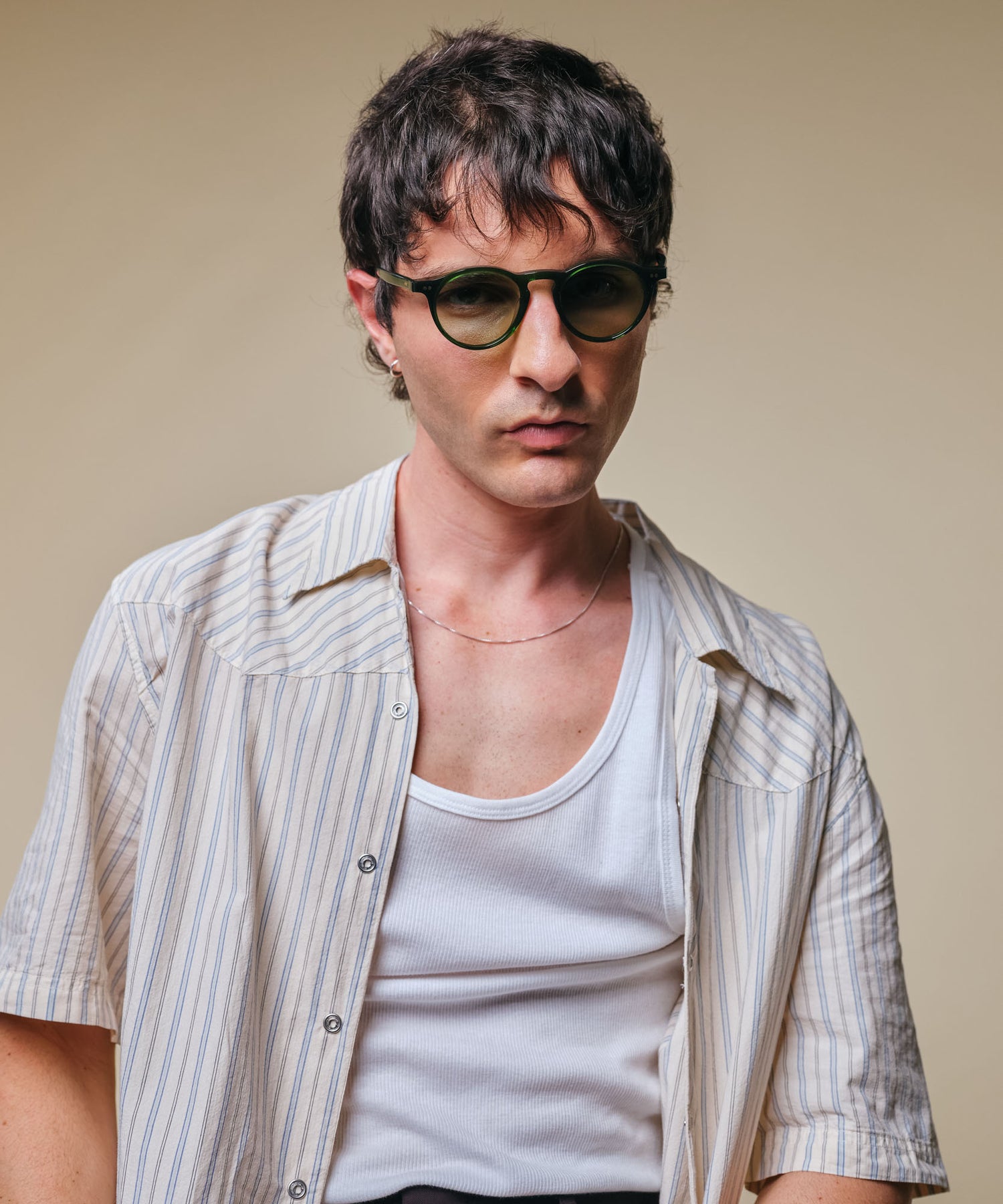 johann wolff walter palm green sunglasses