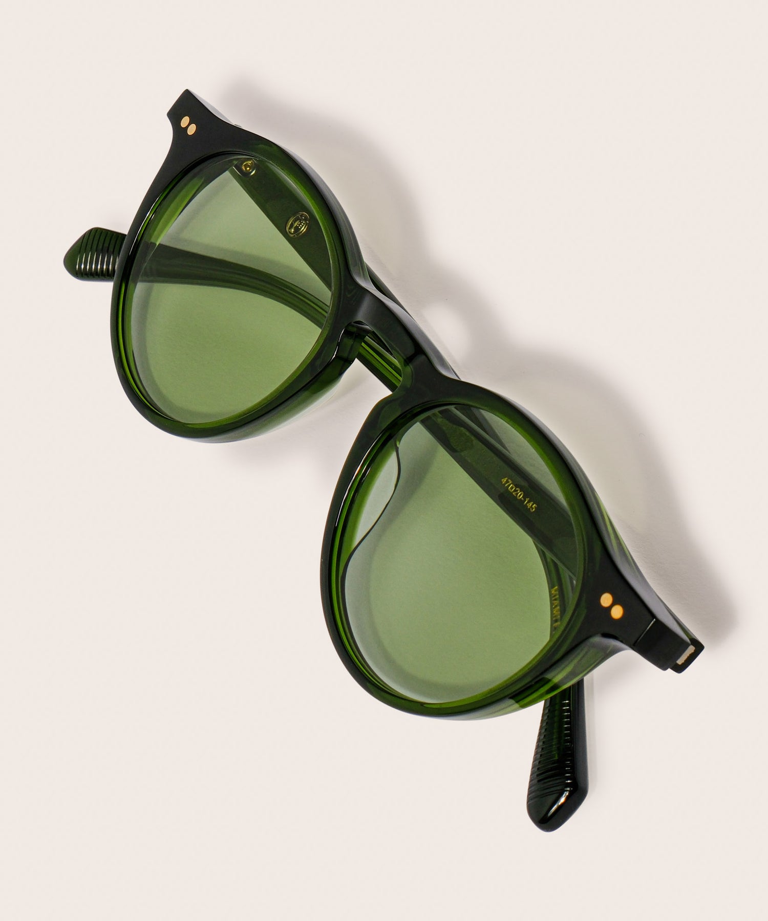 johann wolff walter palm green sunglasses