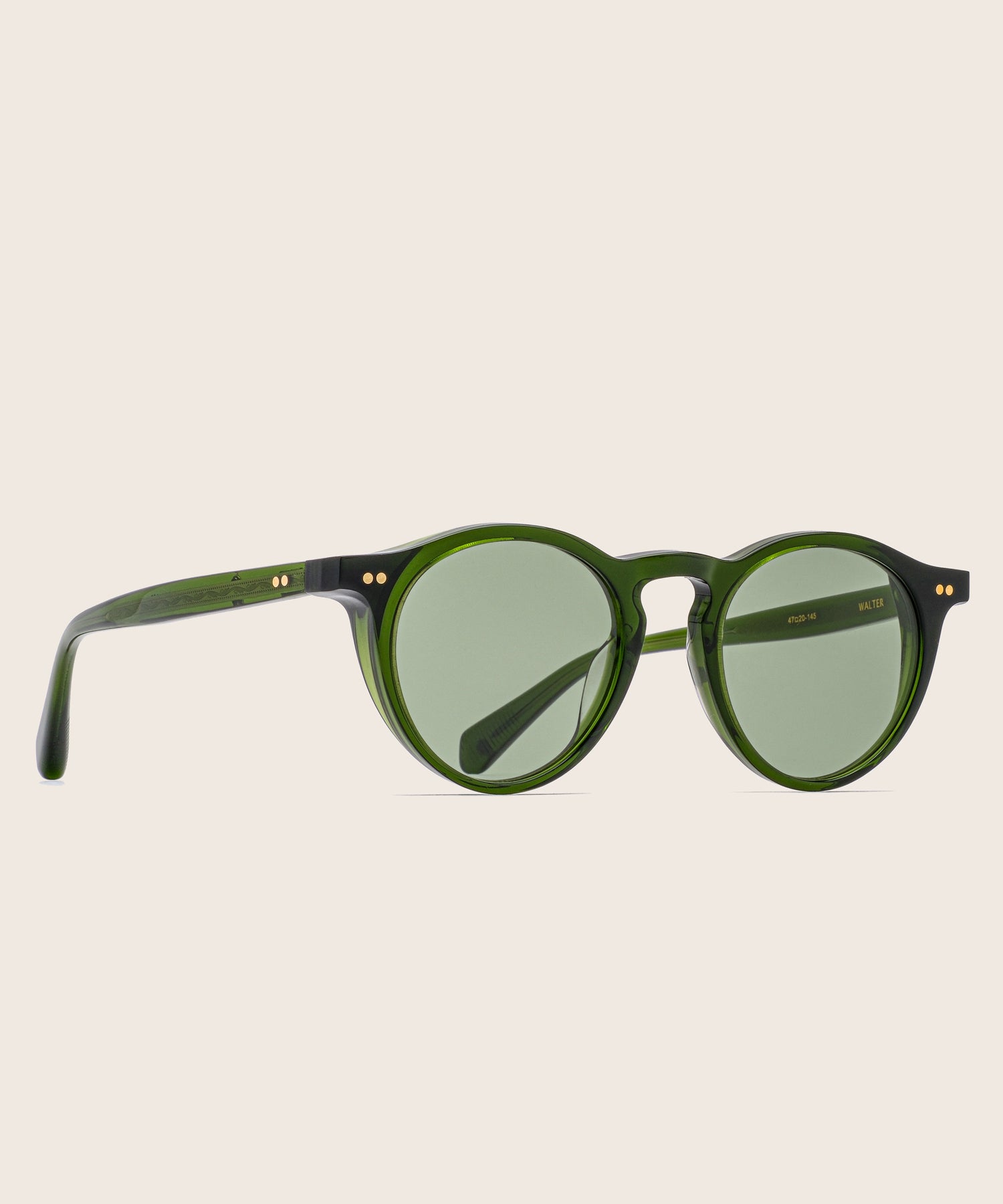 johann wolff walter palm green sunglasses