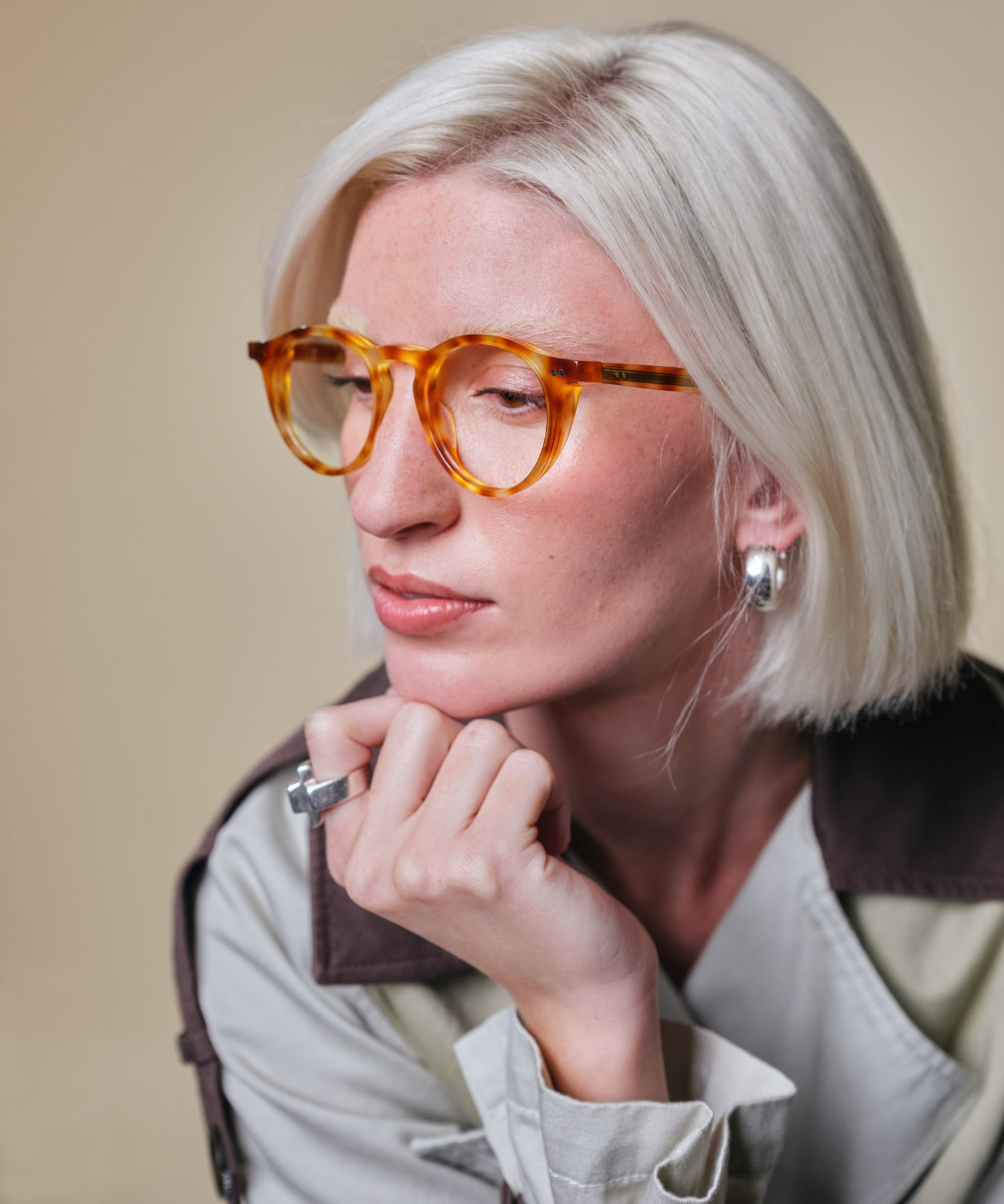 johann wolff walter matte black eyeglasses