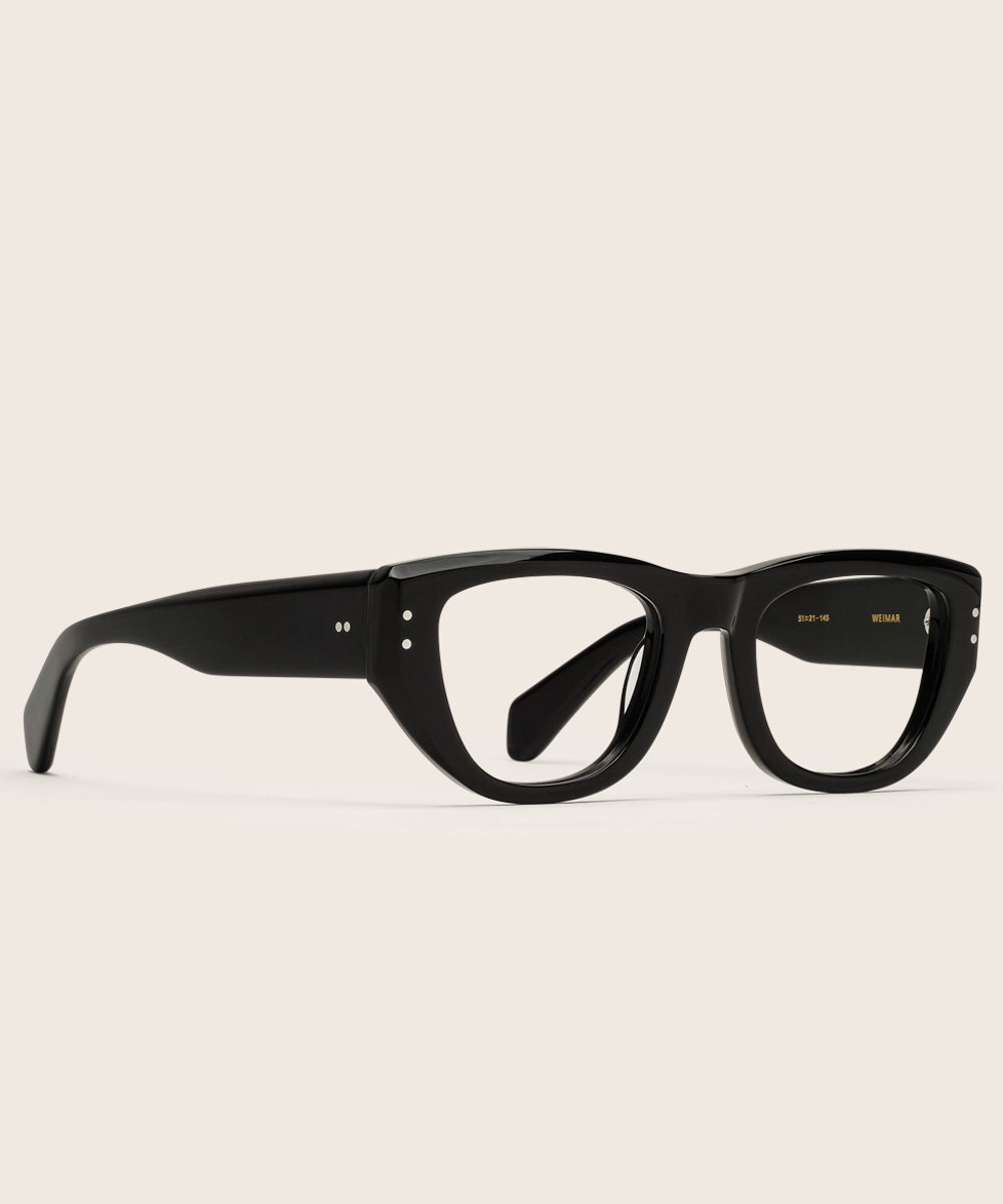 Johann Wolff Weimar Black Eyeglasses