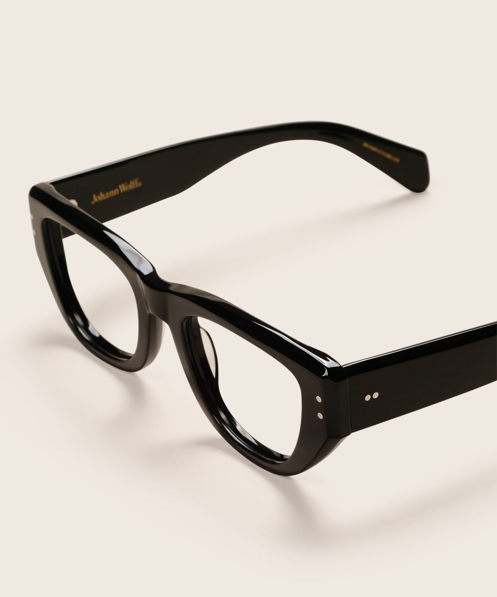 Johann Wolff Weimar Black Eyeglasses