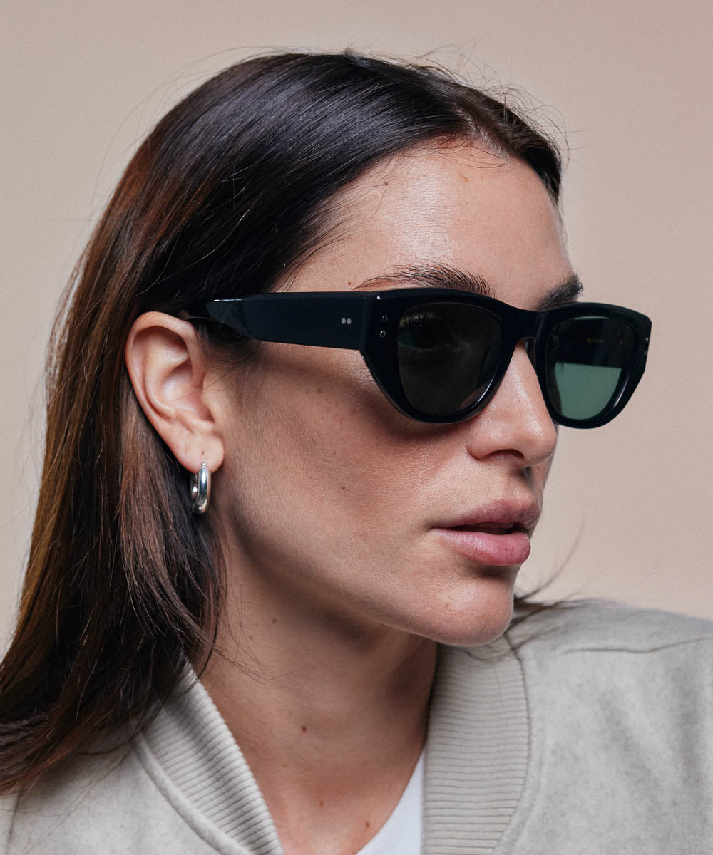 Johann Wolff Weimar Black Sunglasses