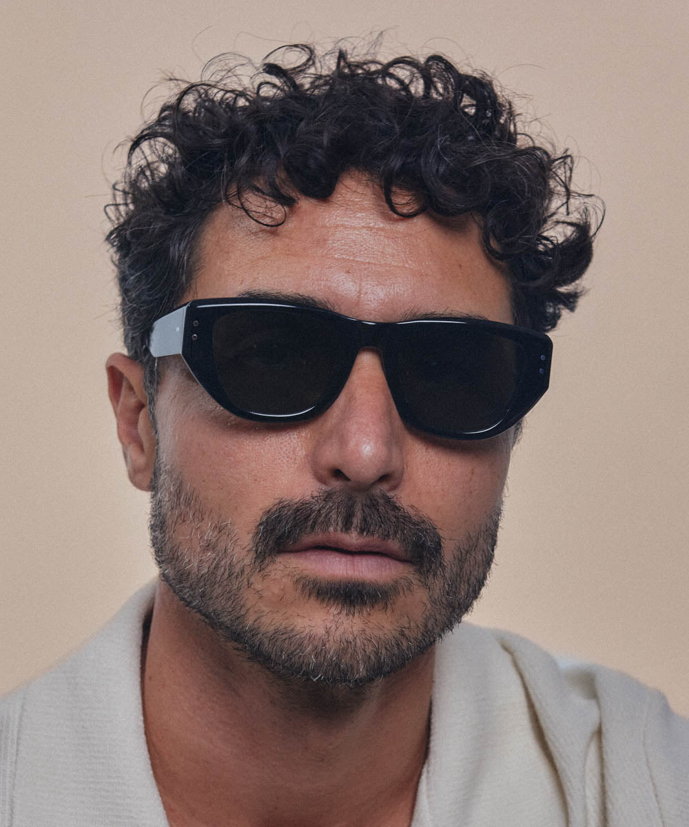 Johann Wolff Weimar Black Sunglasses