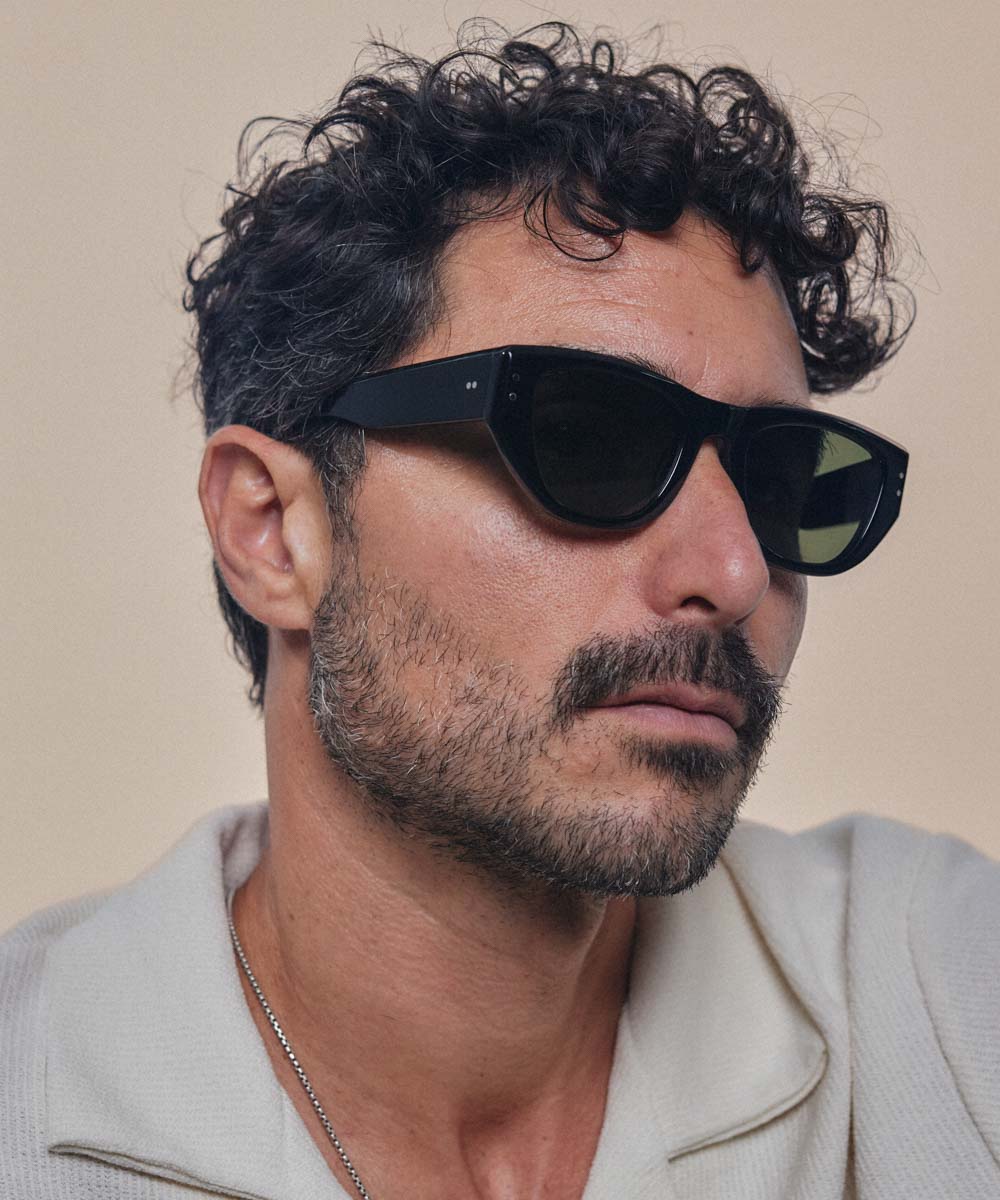 Johann Wolff Weimar Black Sunglasses