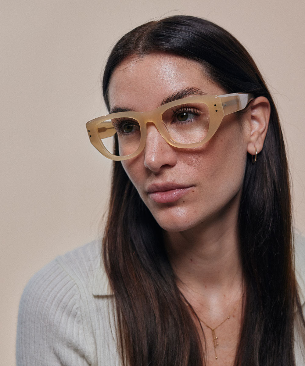 Johann Wolff Creme Eyeglasses