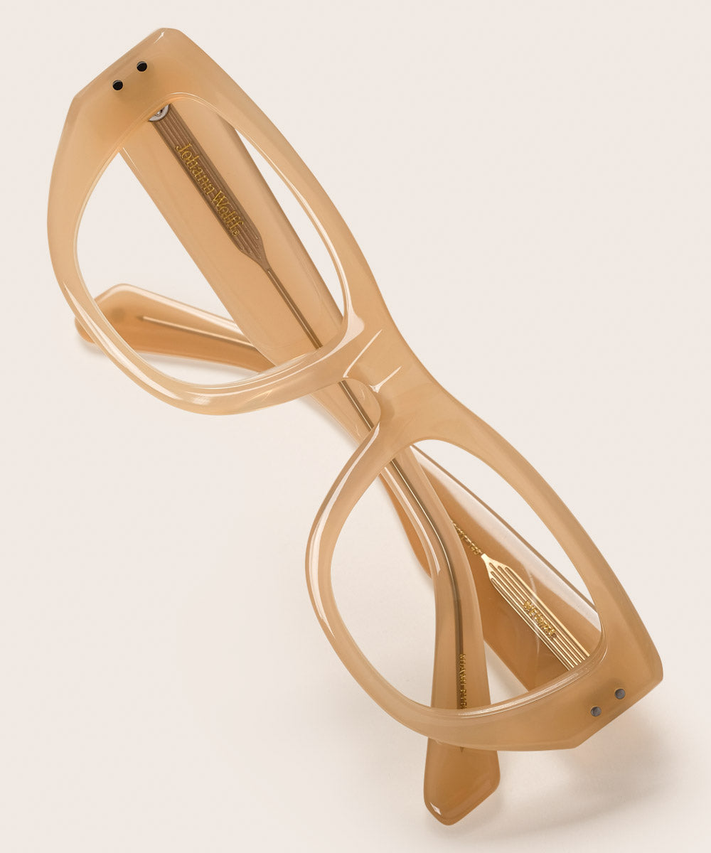 Johann Wolff Creme Eyeglasses