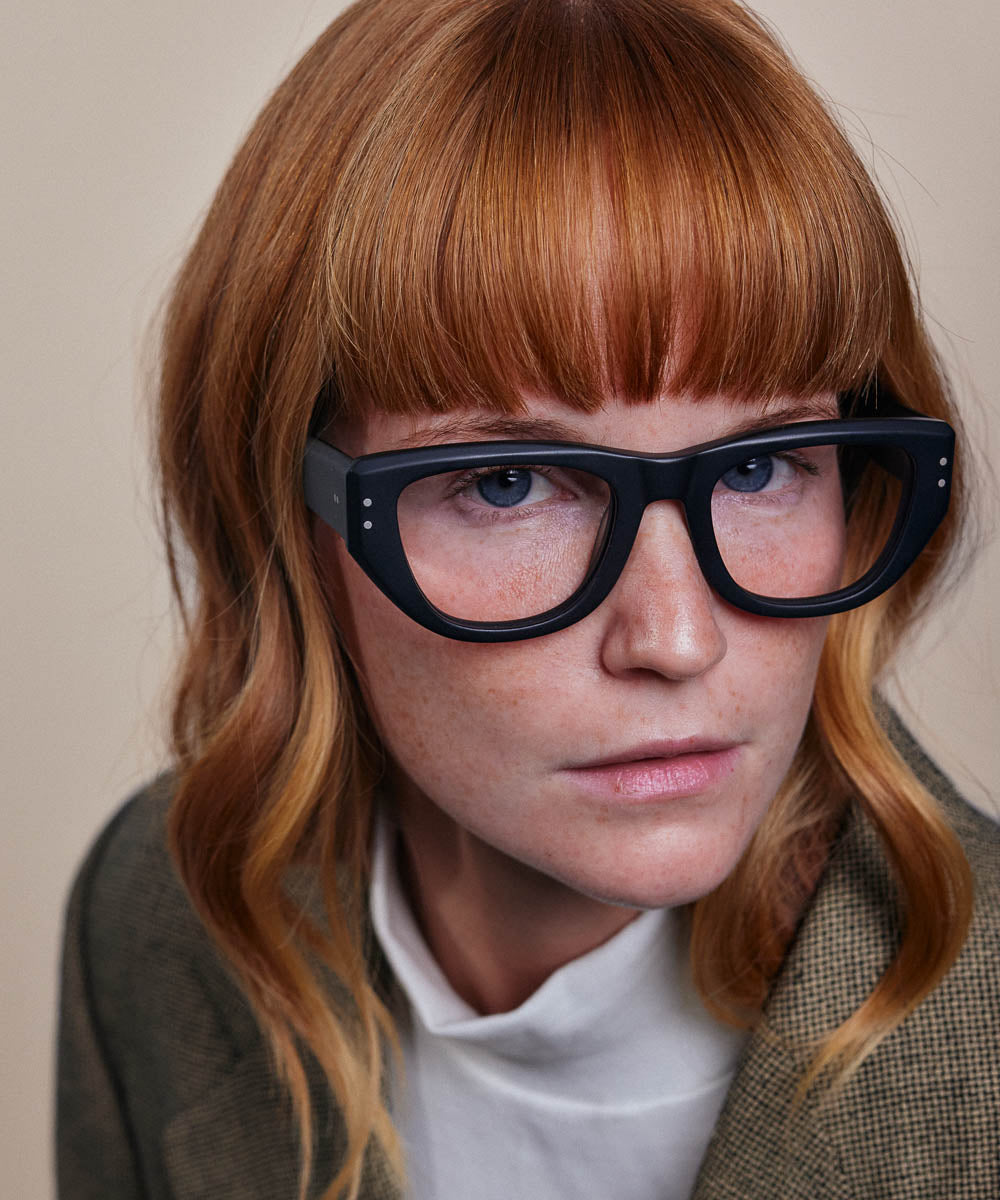 Johann Wolff Weimar Matte Black Eyeglasses