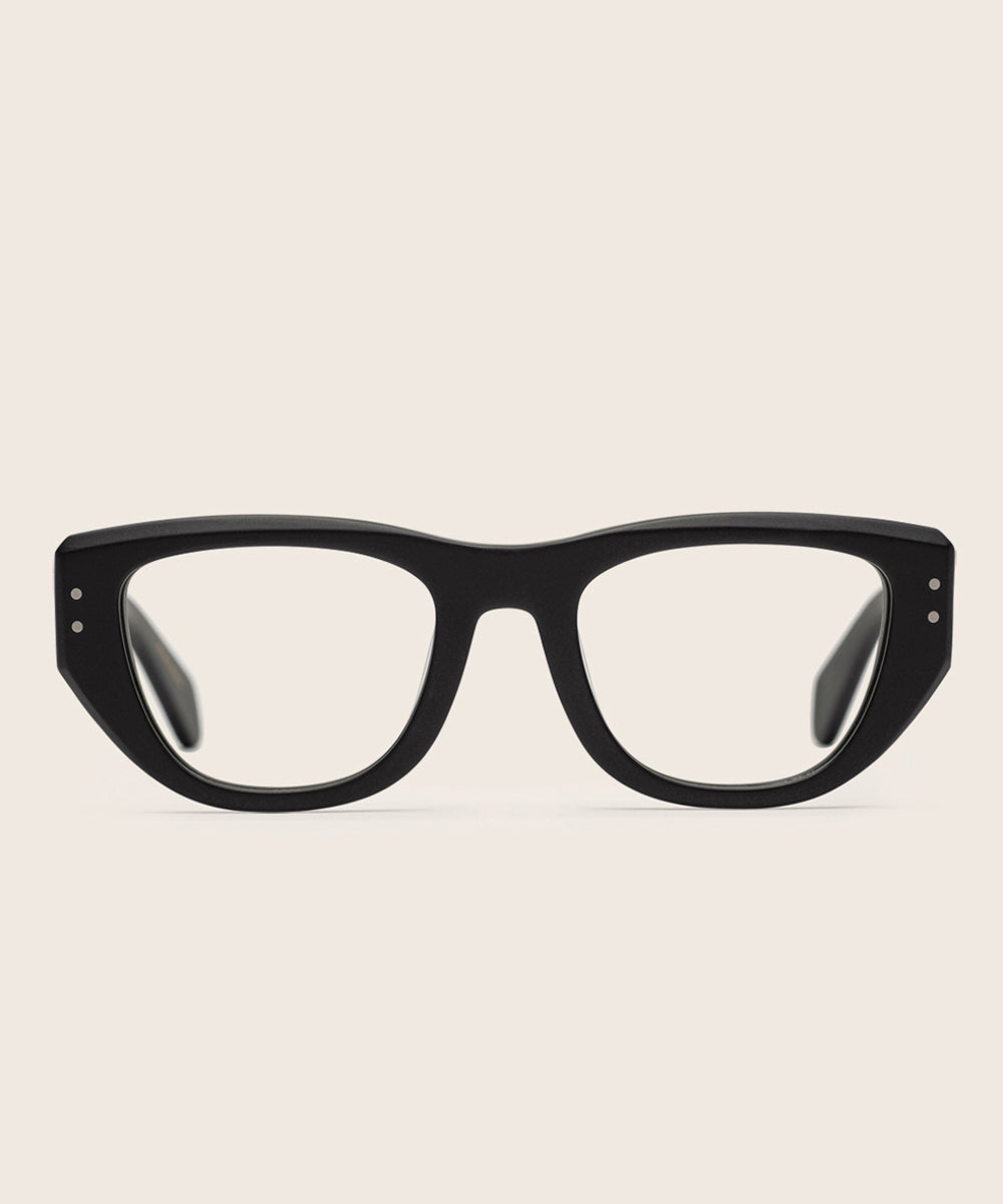 Johann Wolff Weimar Matte Black Eyeglasses
