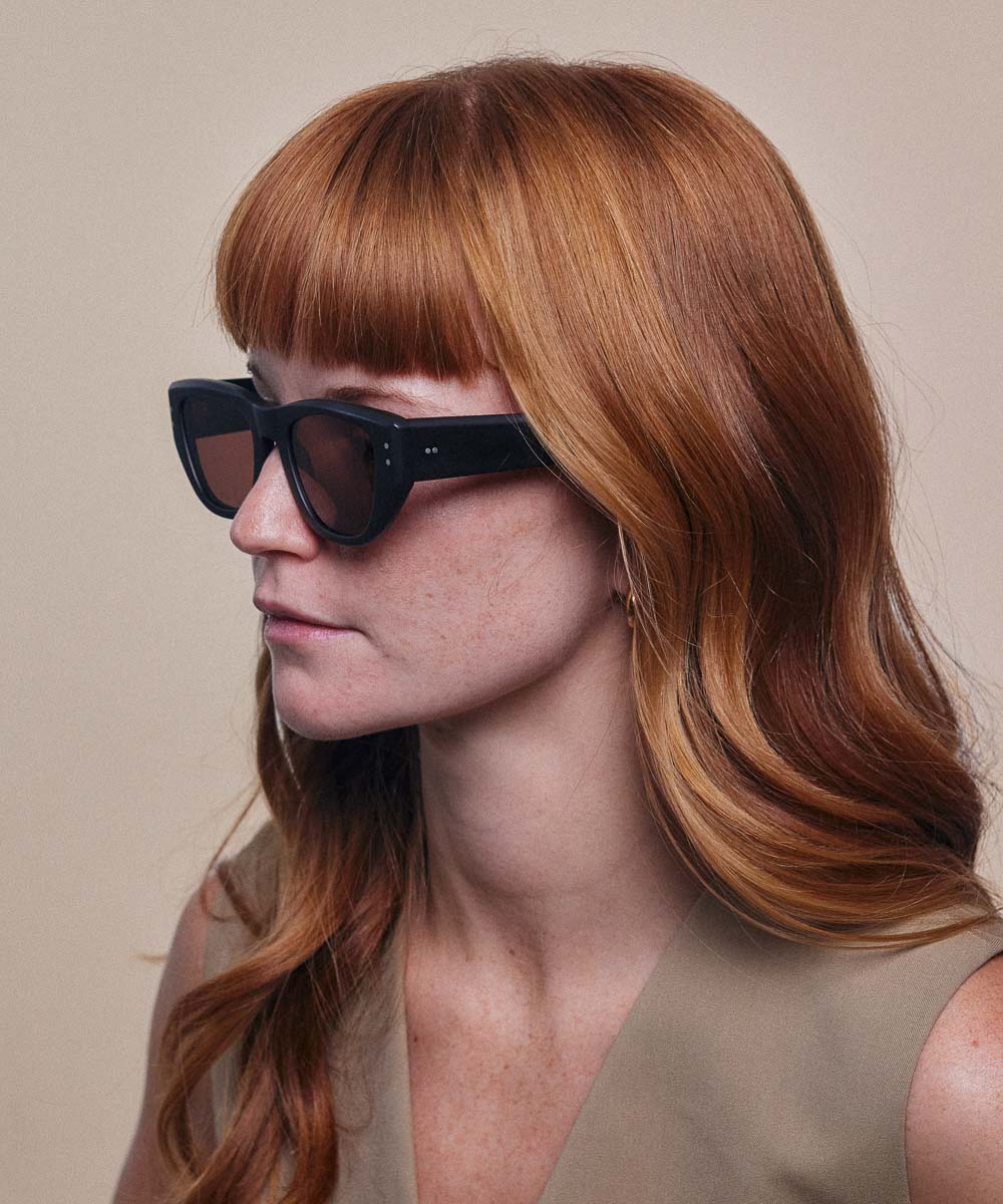 Johann Wolff Weimar Matte Black Sunglasses