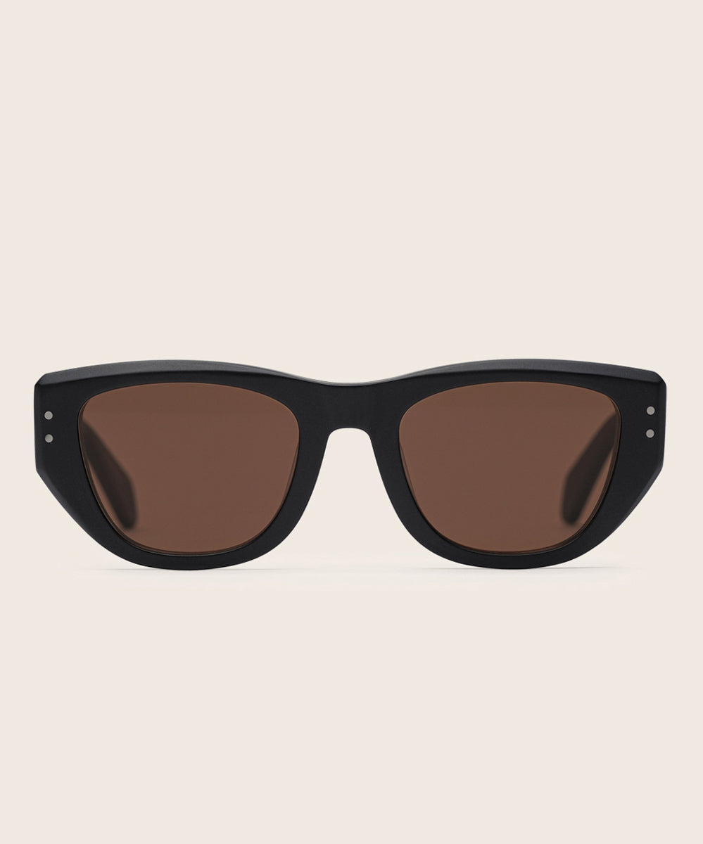 Johann Wolff Weimar Matte Black Sunglasses