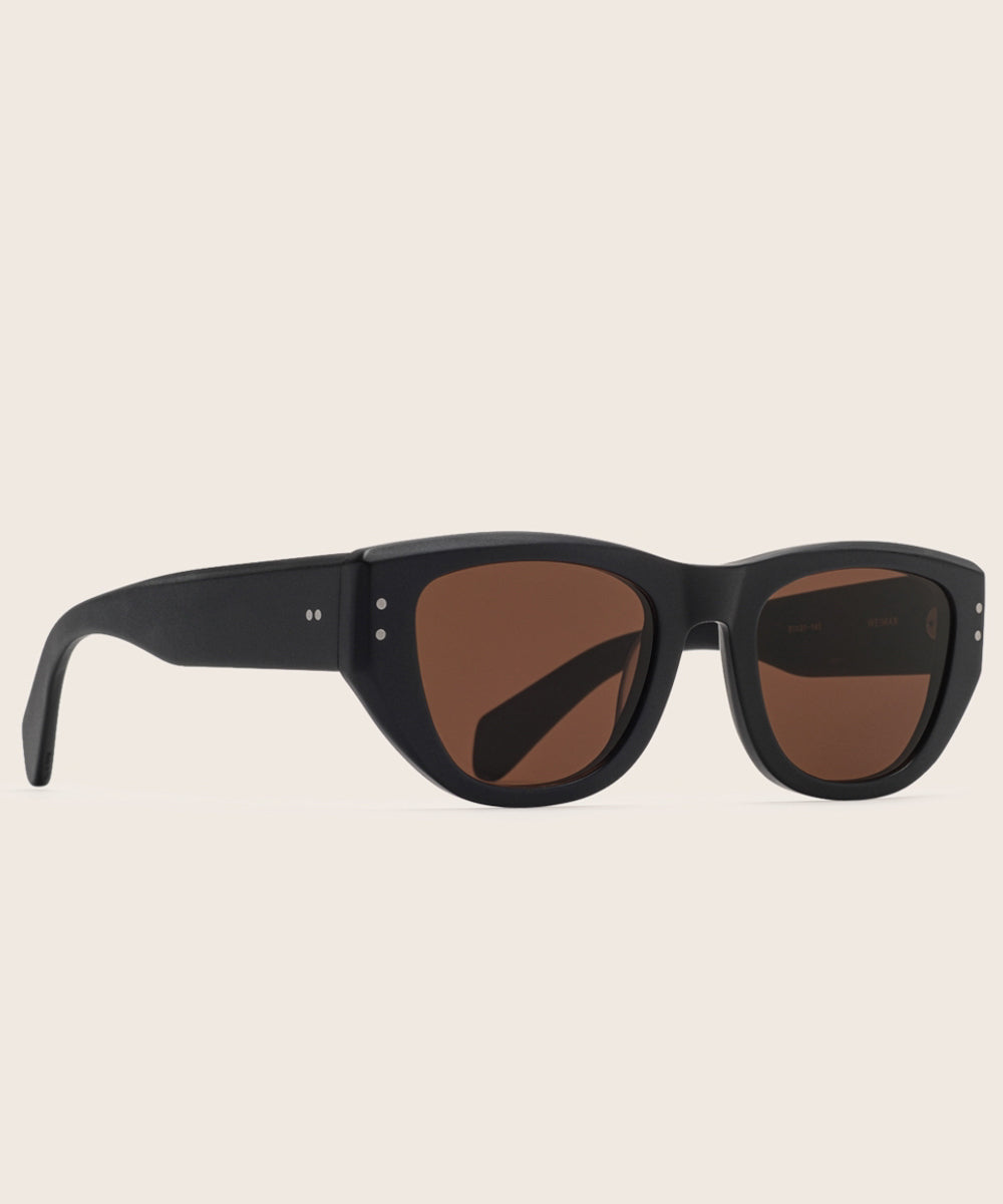 Johann Wolff Weimar Matte Black Sunglasses