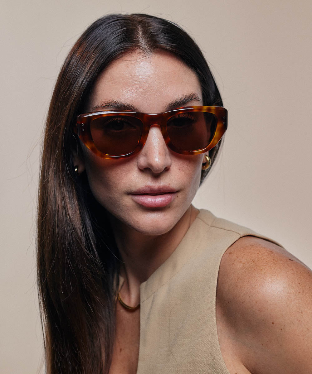 Johann Wolff Weimar Vintage Tortoise Brown Sunglasses