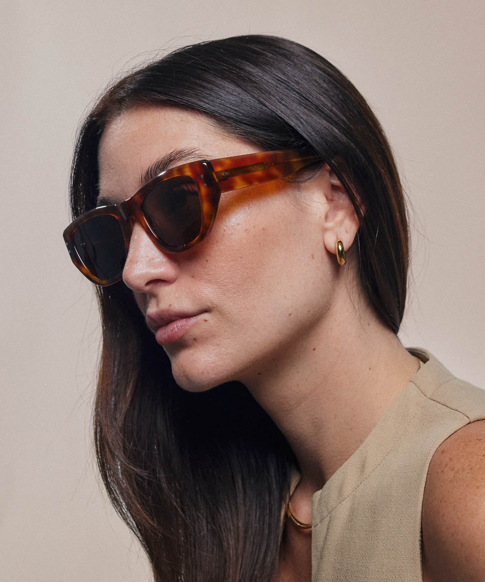 Johann Wolff Weimar Vintage Tortoise Brown Sunglasses
