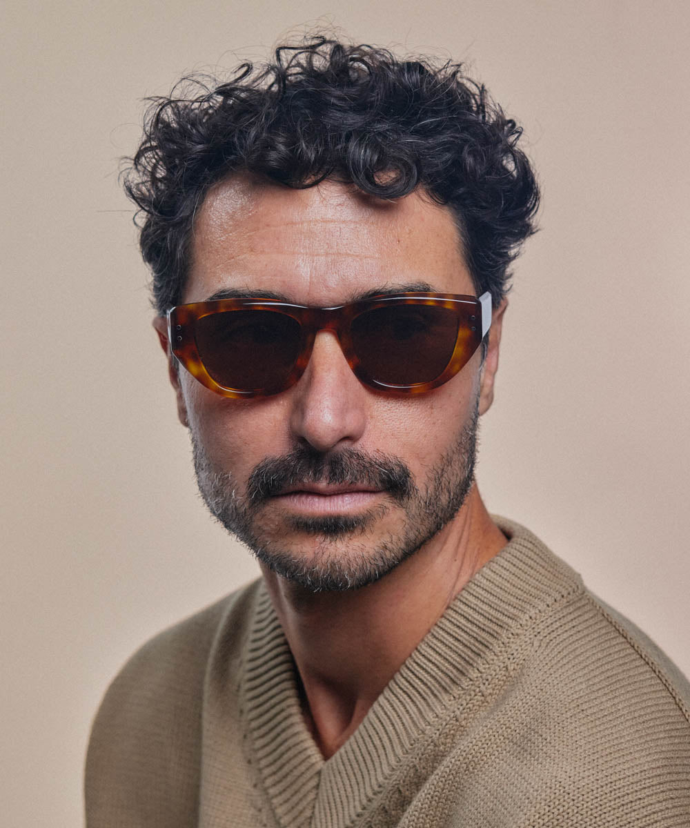 Johann Wolff Weimar Vintage Tortoise Brown Sunglasses