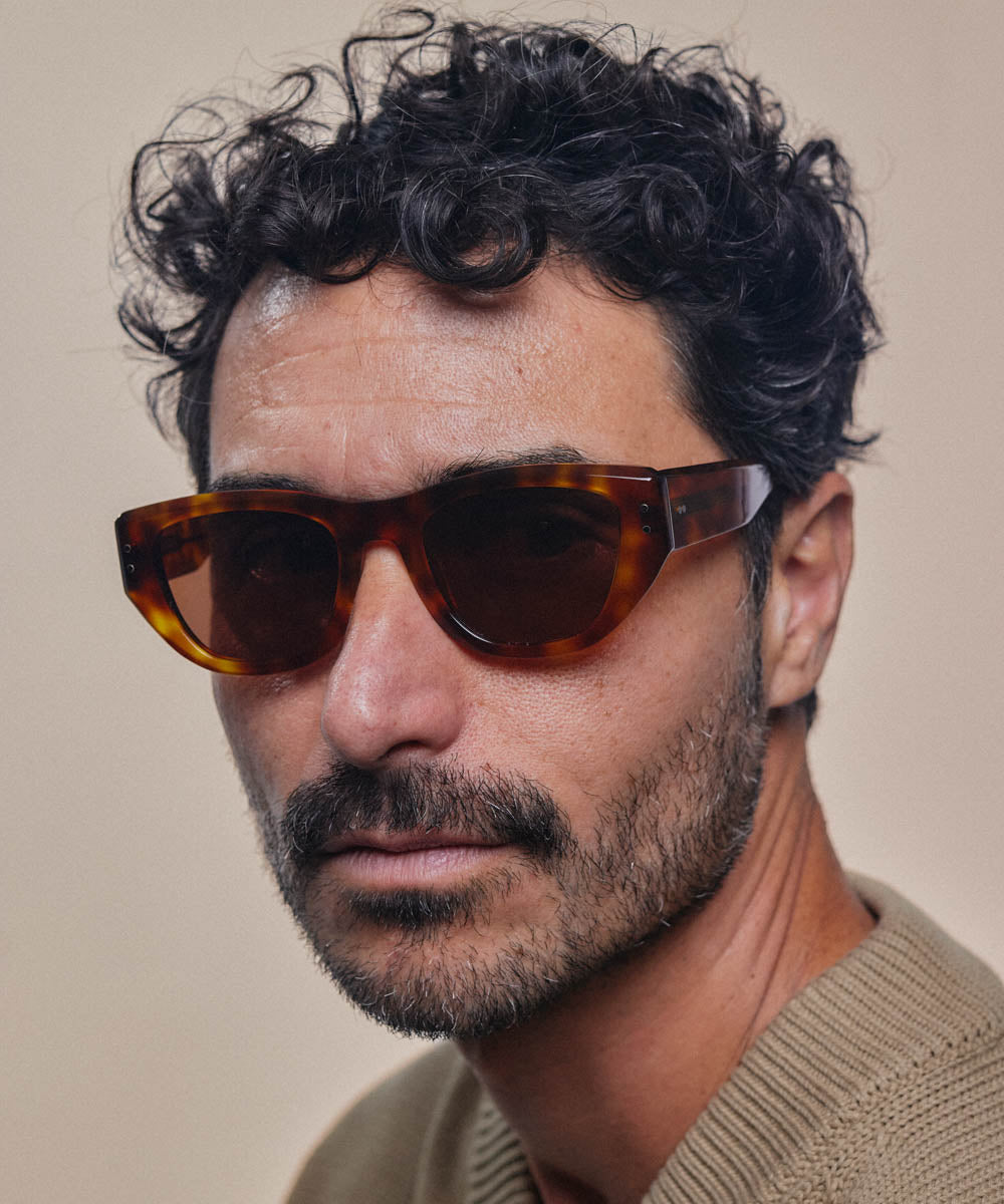 Johann Wolff Weimar Vintage Tortoise Brown Sunglasses