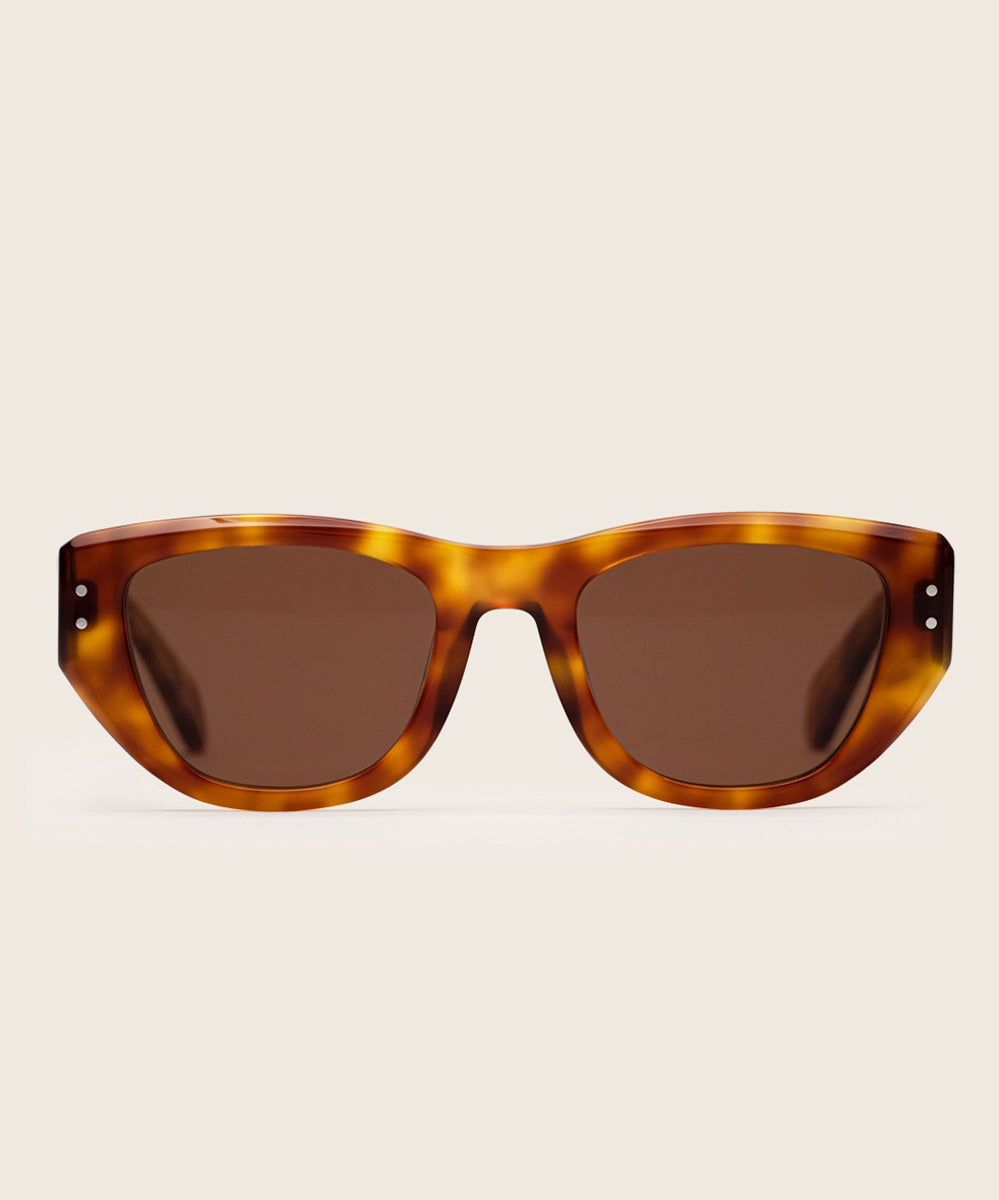 Johann Wolff Weimar Vintage Tortoise Brown Sunglasses