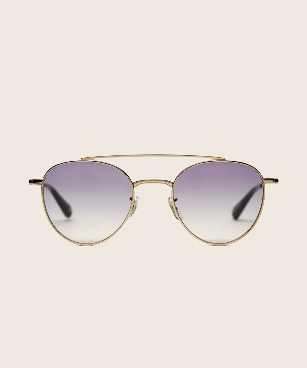 Johann Wolff Zeppelin Gold Interstellar Sunglasses 