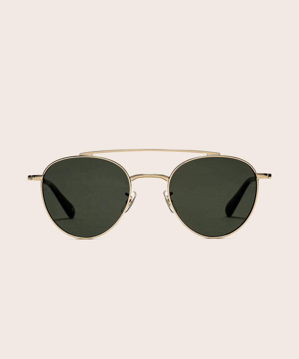 Johann Wolff Zeppelin Gold Sunglasses