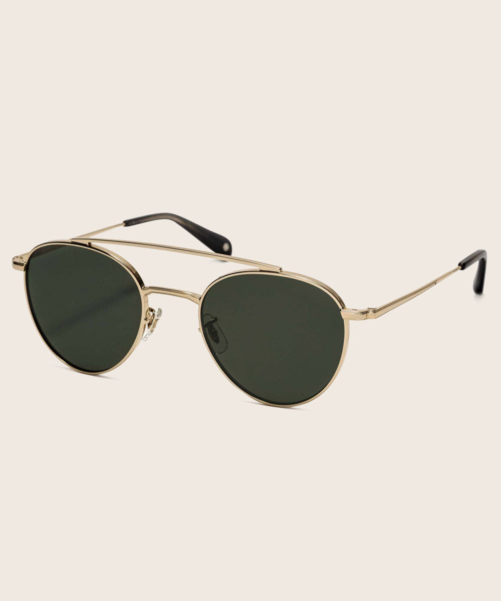 Johann Wolff Zeppelin Gold Sunglasses