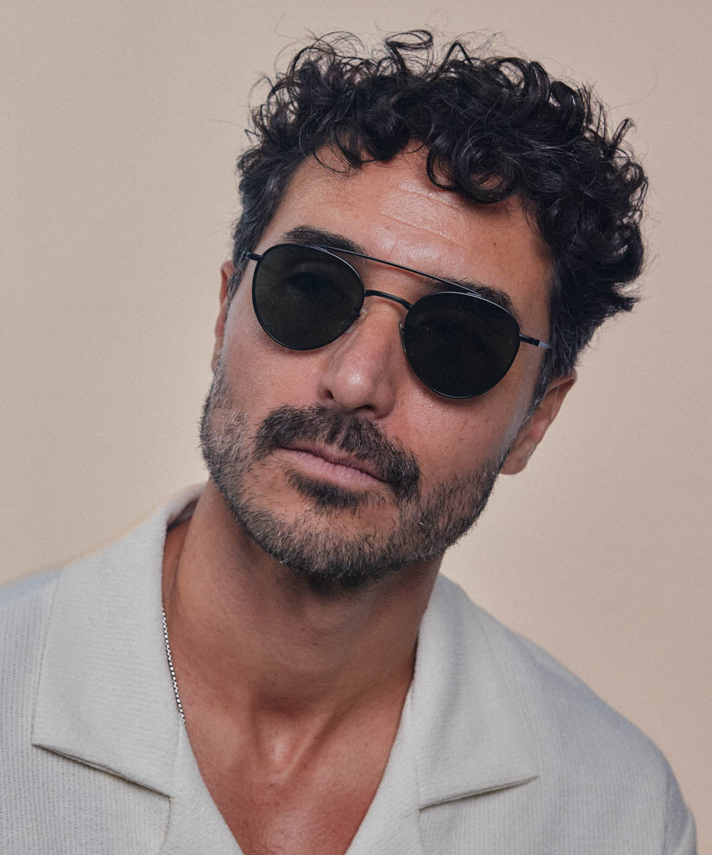 Johann Wolff Zeppelin Matte Black Sunglasses