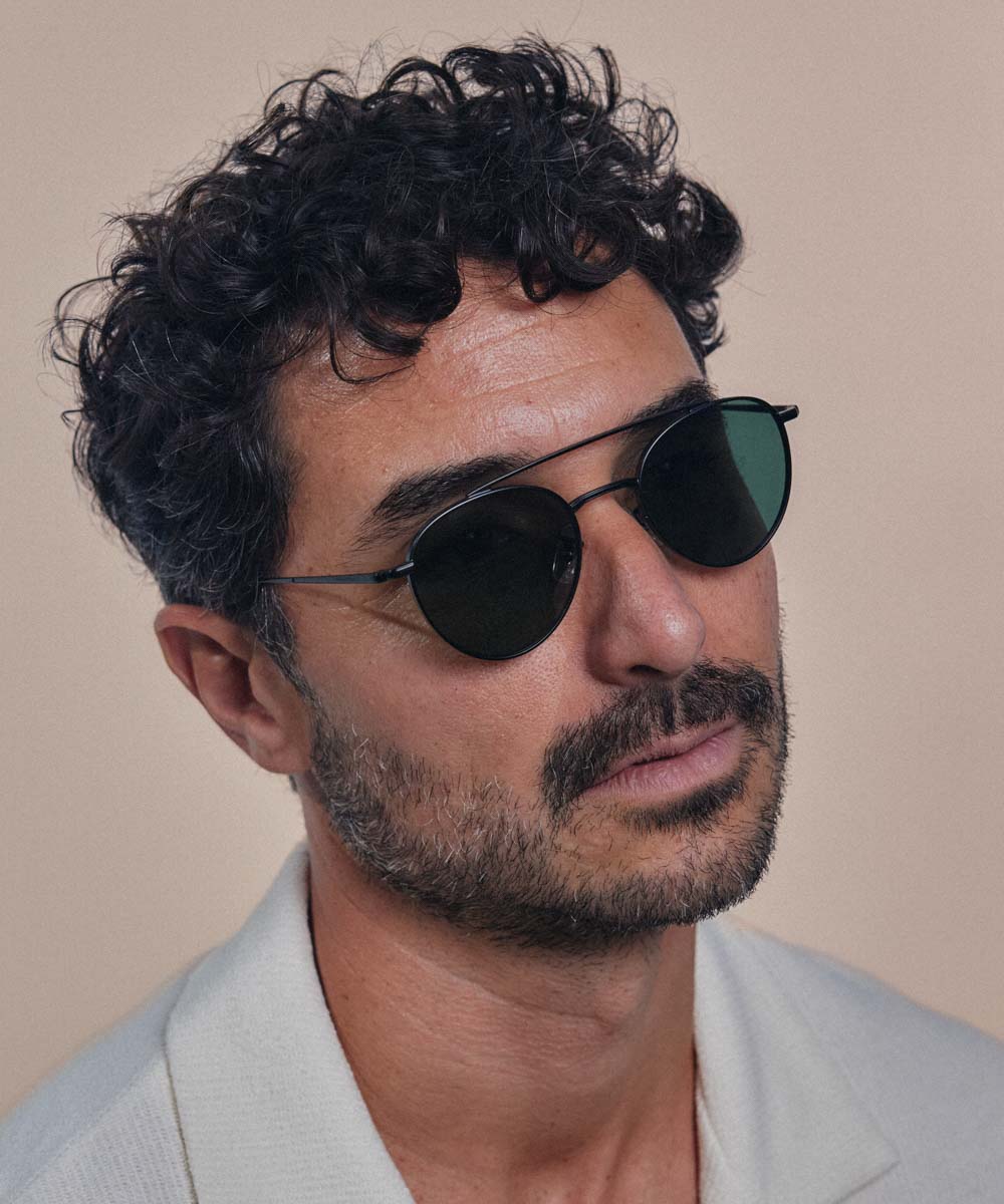 Johann Wolff Zeppelin Matte Black Sunglasses