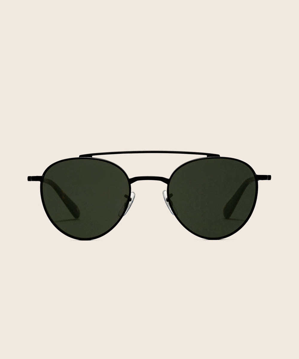 Johann Wolff Zeppelin Matte Black Sunglasses
