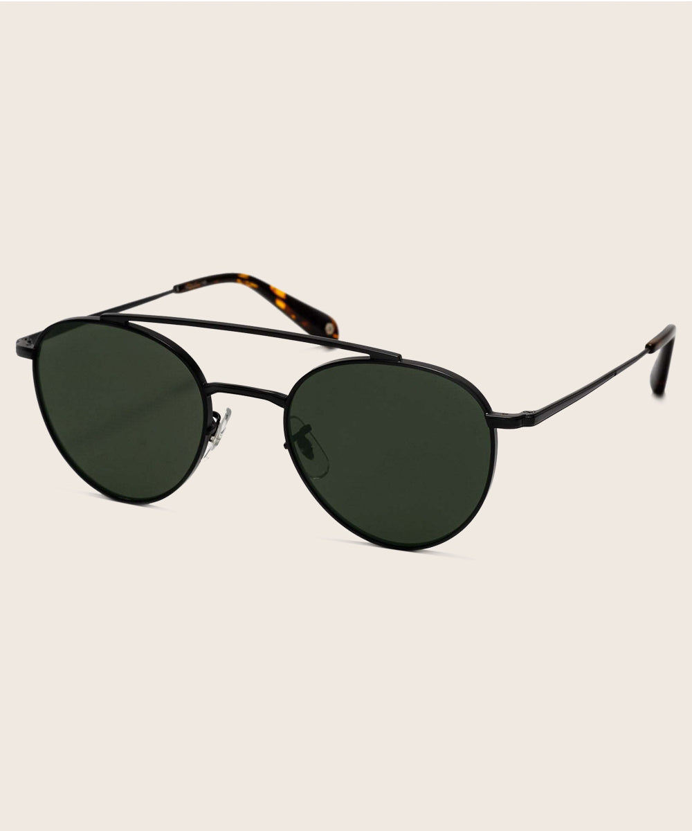 Johann Wolff Zeppelin Matte Black Sunglasses