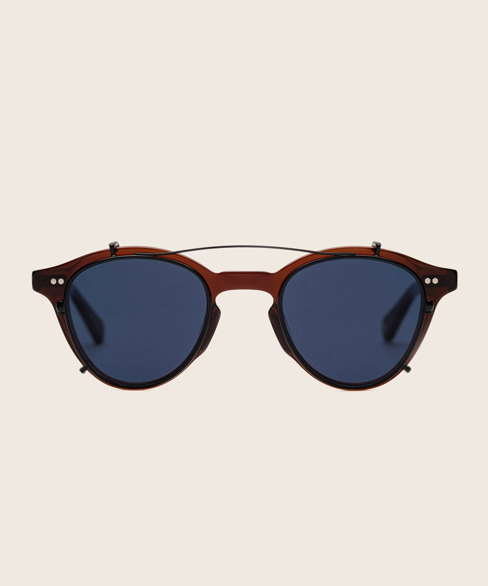 Johann Wolff Zhan Matte Black Blue Clip