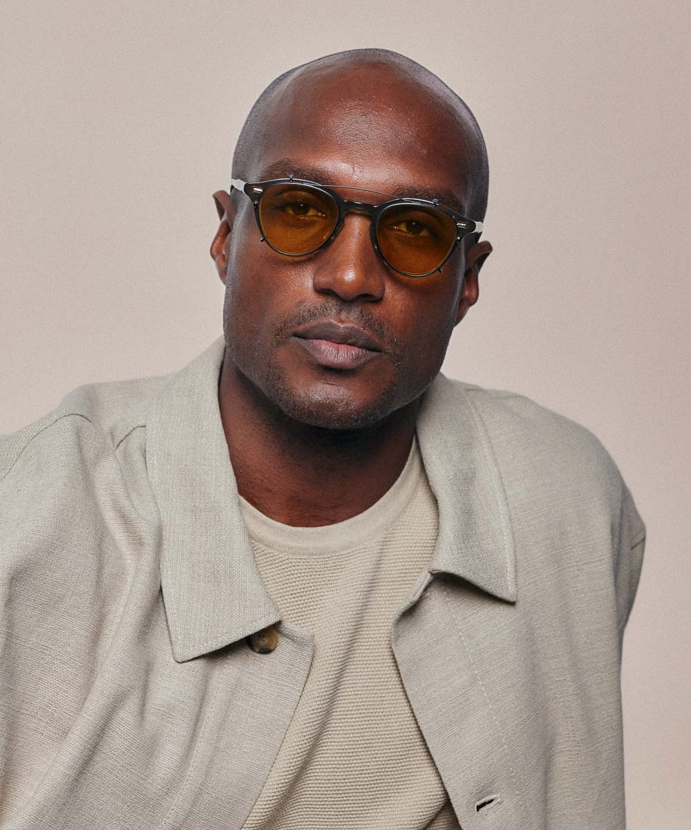 Johann Wolff Zhan Matte Black Burnt Yellow Clip