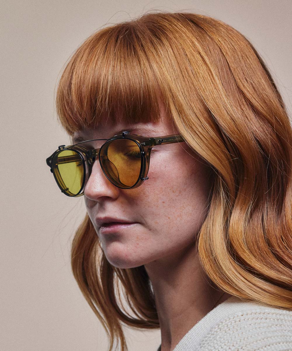 Johann Wolff Zhan Matte Black Burnt Yellow Clip