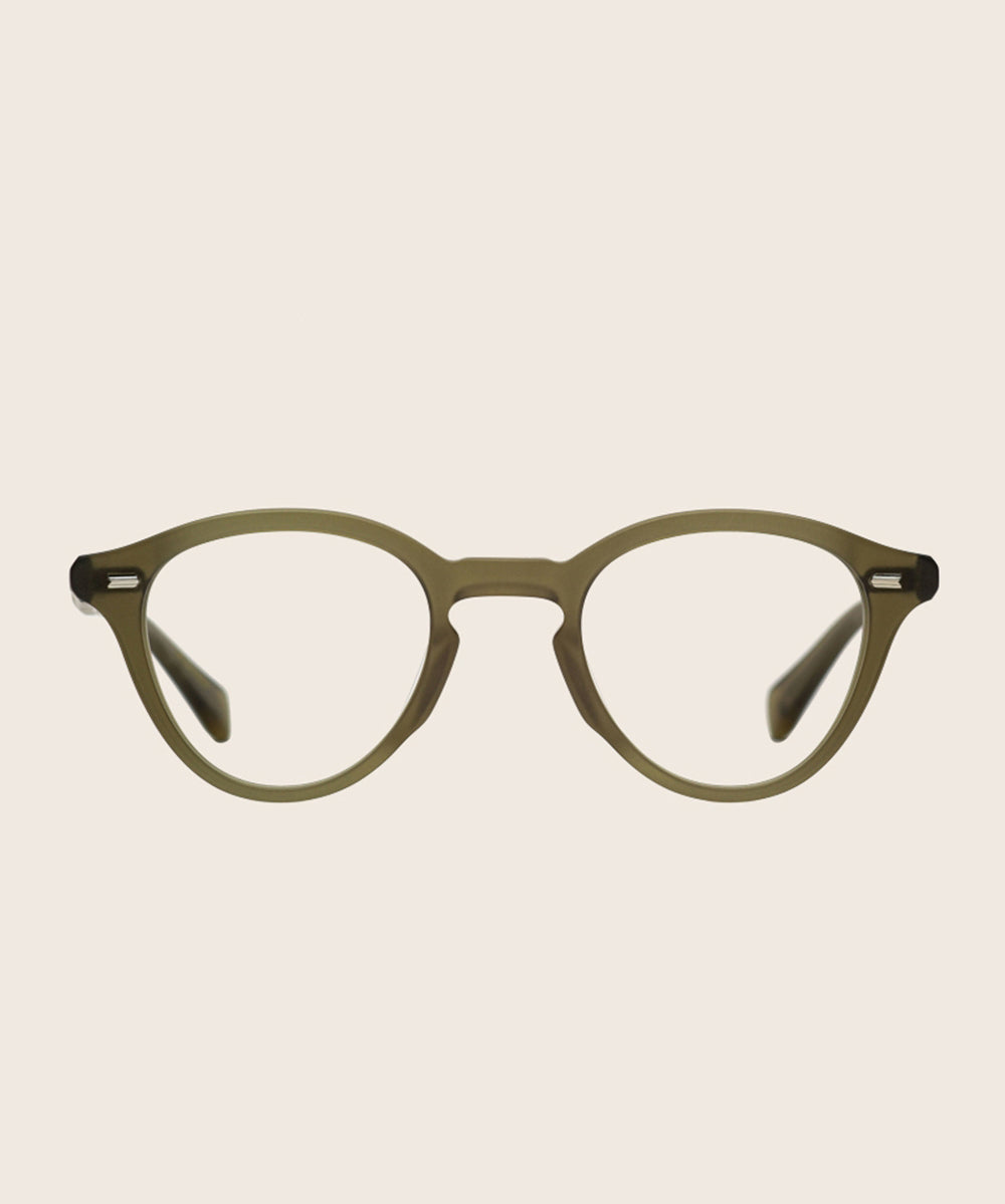 Johann Wolff Zhan Matte Olive Eyeglasses