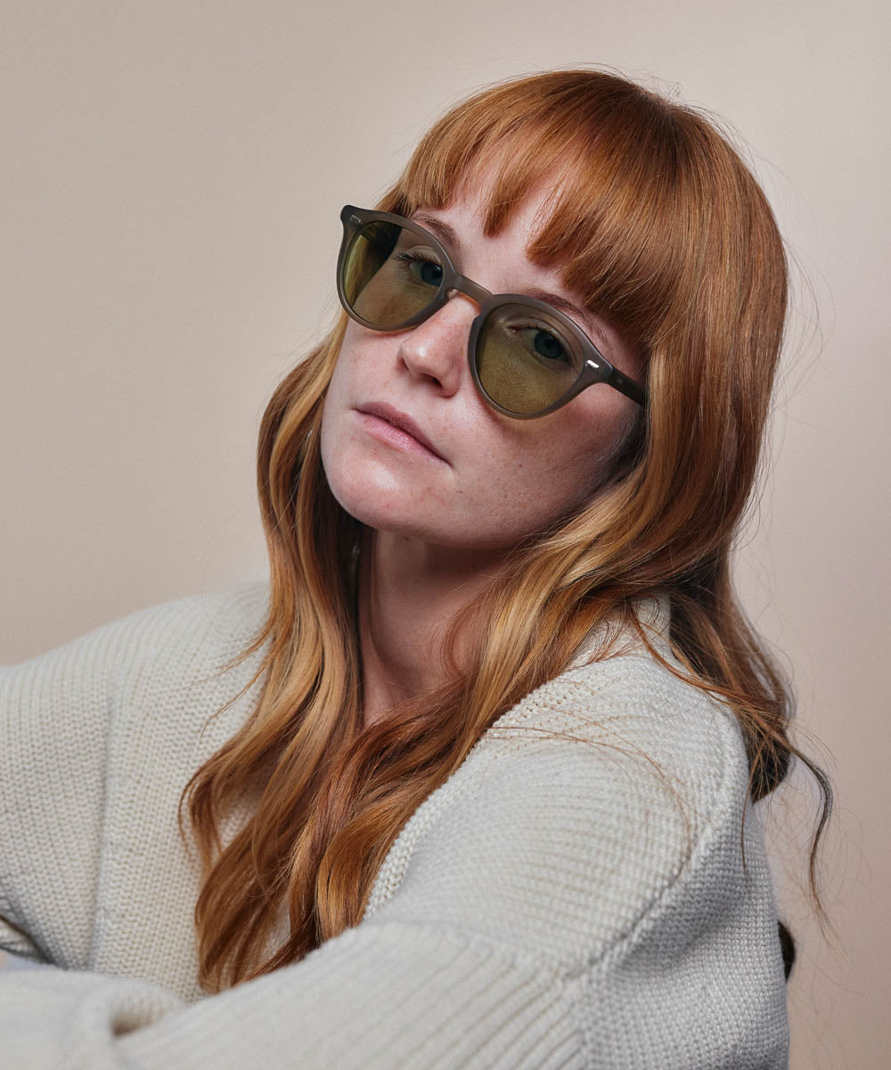 Johann Wolff Zhan Matte Olive Sunglasses