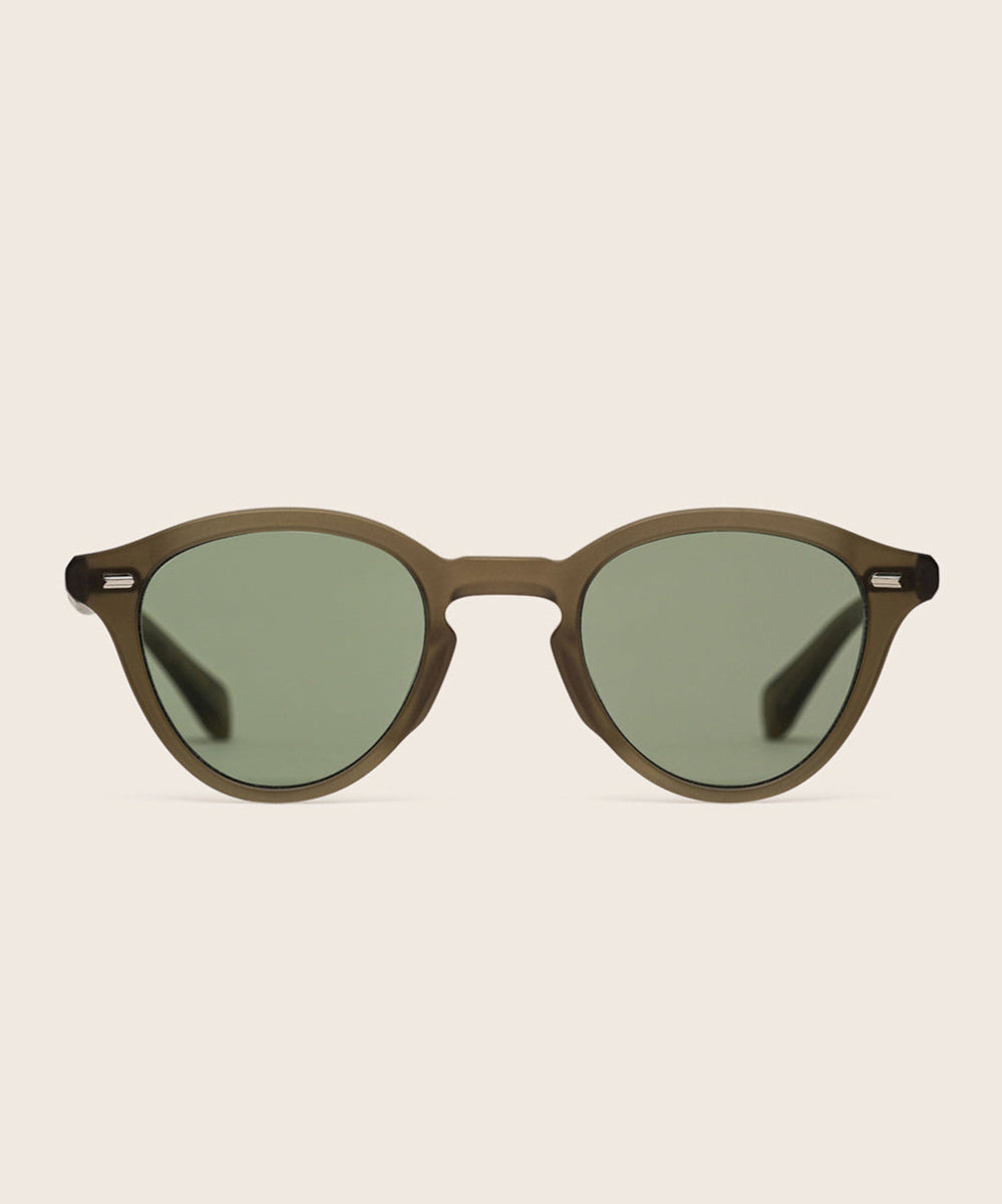 Johann Wolff Zhan Matte Olive Sunglasses