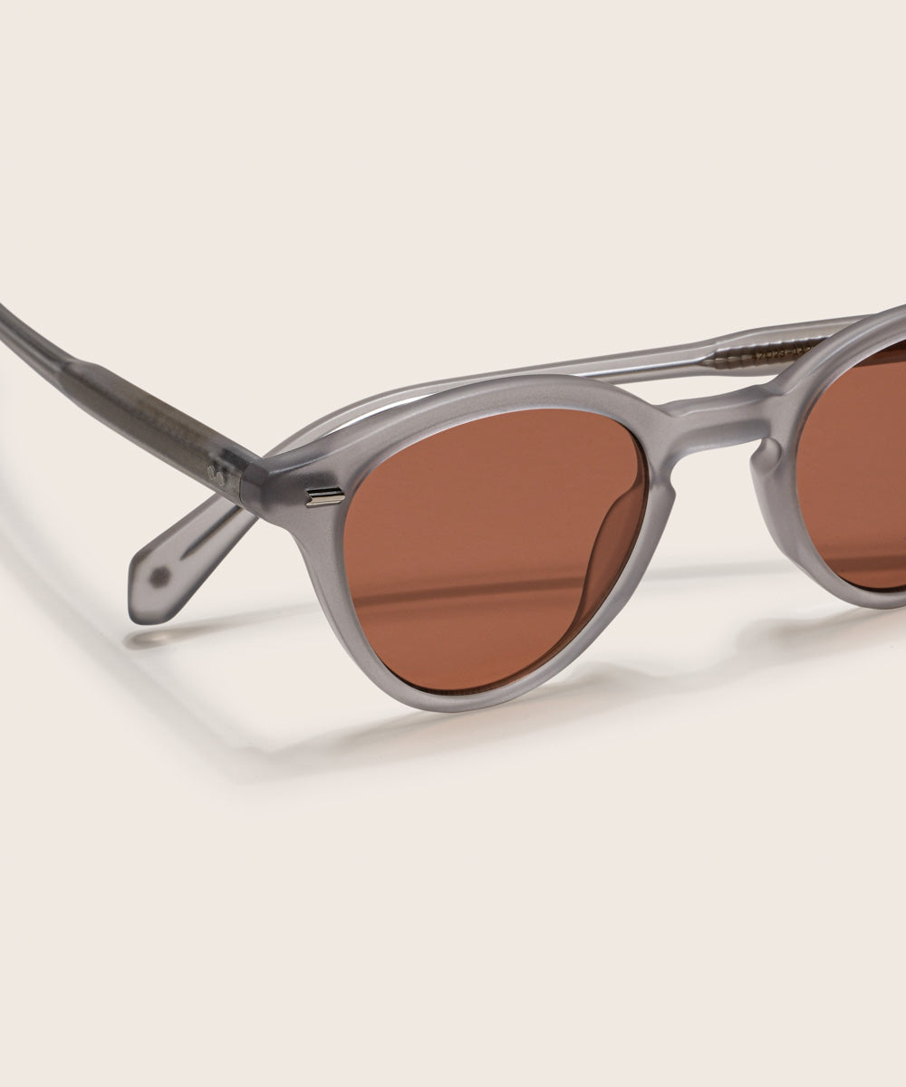 Johann Wolff Zhan Matte Smoke Sunglasses
