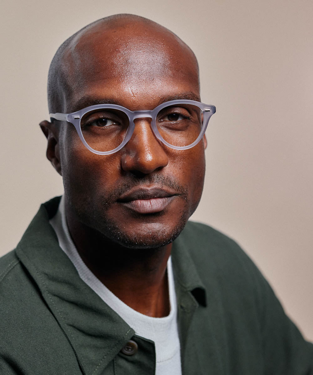 Johann Wolff Zhan Matte Smoke Eyeglasses