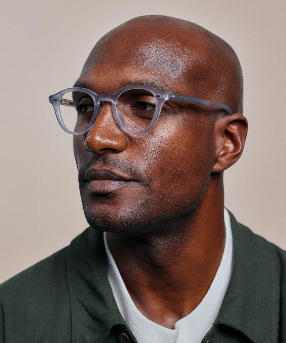 Johann Wolff Zhan Matte Smoke Eyeglasses