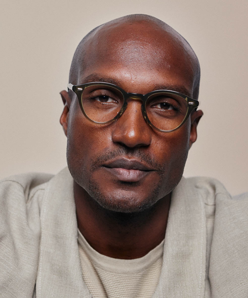 Johann Wolff Zhan Olive Eyeglasses
