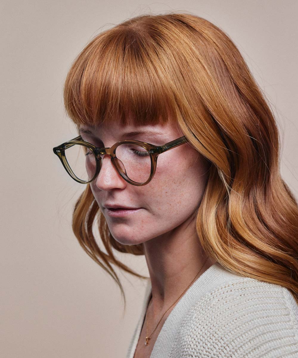 Johann Wolff Zhan Olive Eyeglasses