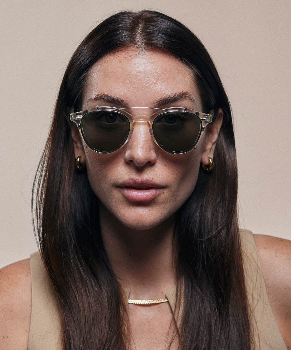 Johann Wolff Zhan Silver Green Clip