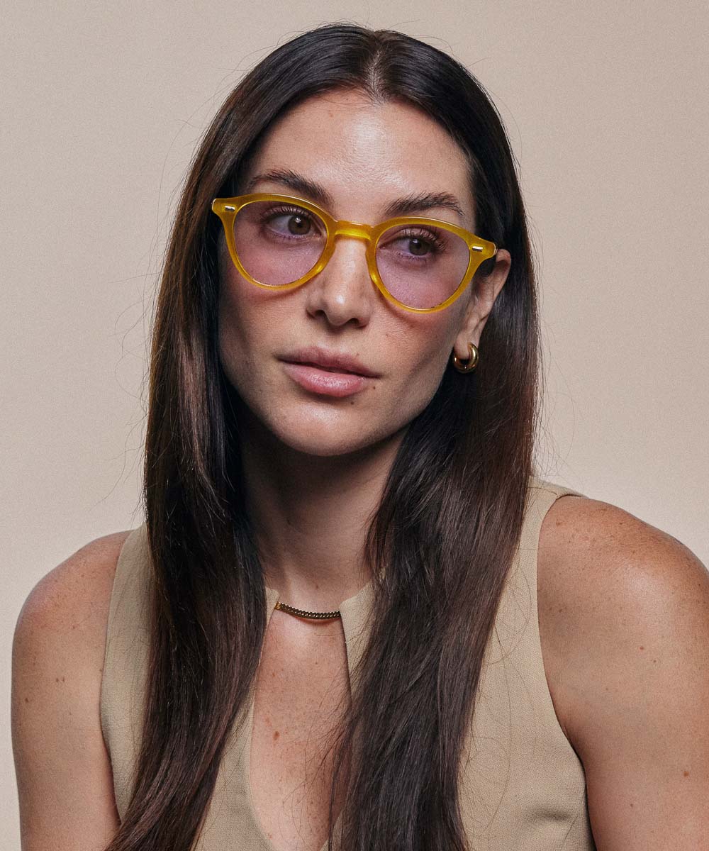 Johann Wolff Zhan twelvesixtynine Yellow Sunglasses