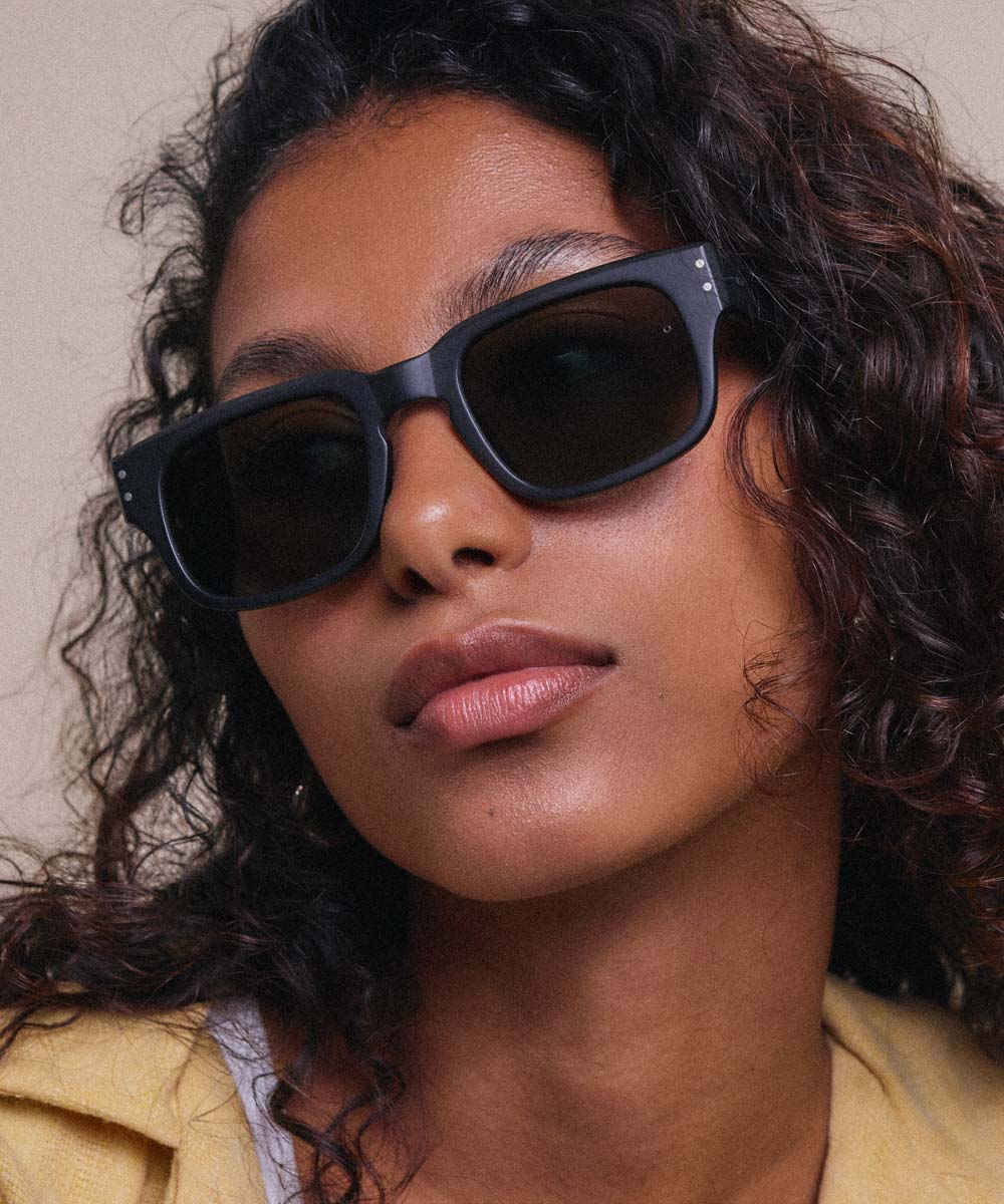 Johann Wolff Martin Matte Black Sunglasses