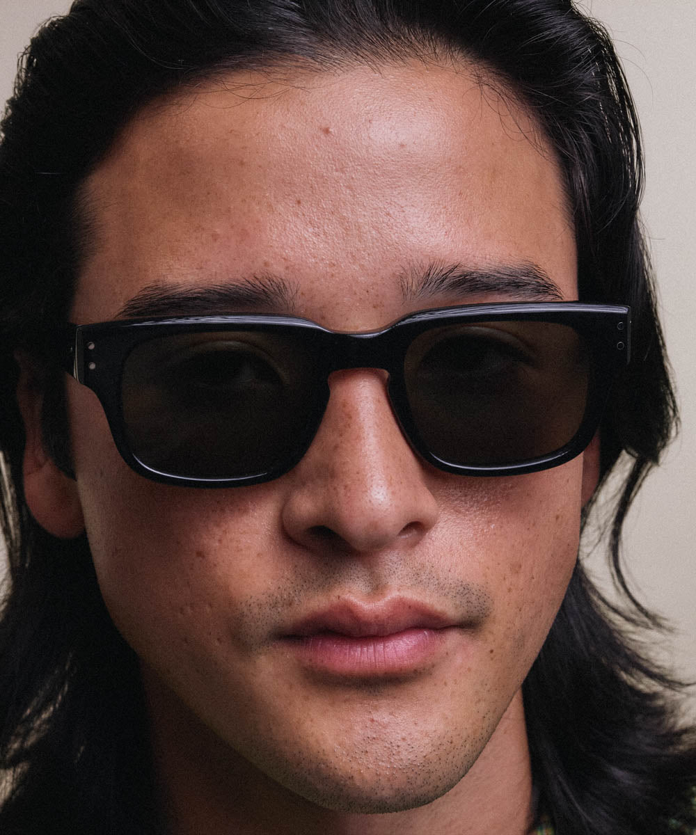 Johann Wolff Martin Black Sunglasses