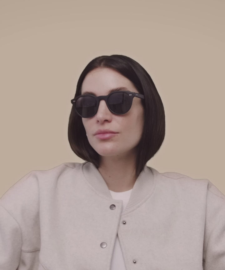Johann Wolff Morrison Matte Black Sunglasses
