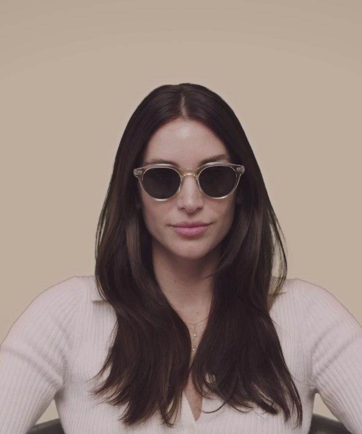 Johann Wolff Morrison Champagne Sunglasses