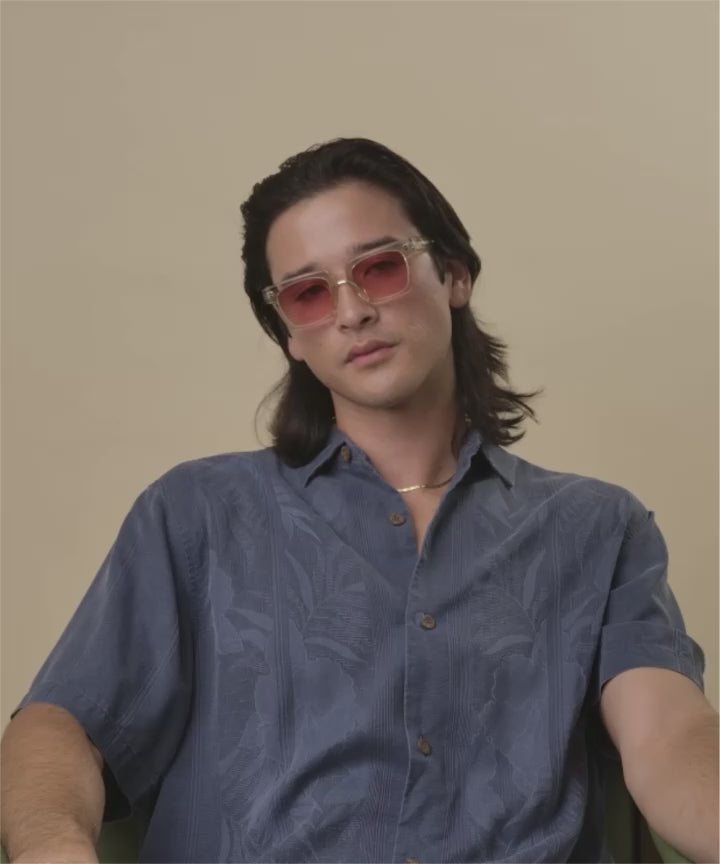 Johann Wolff Anna Champagne Ruby Sunglasses